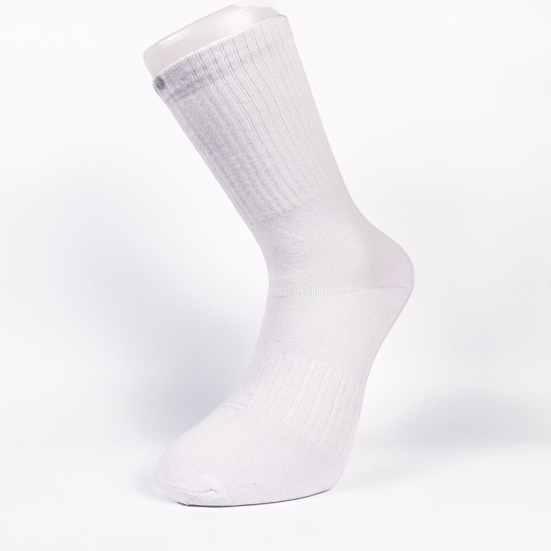 Duge sportske čarape bele (1)