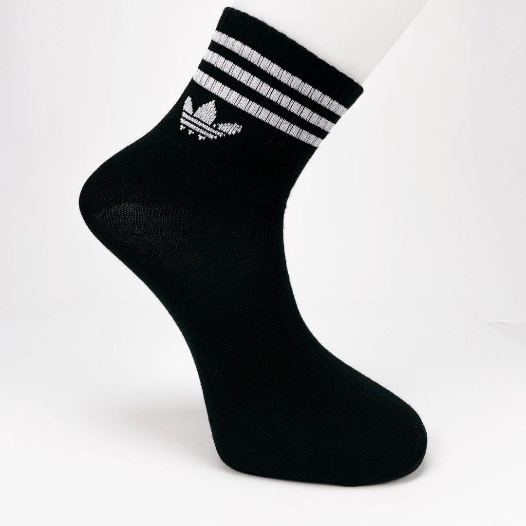 Adidas 3/4 Crne Retro Čarape