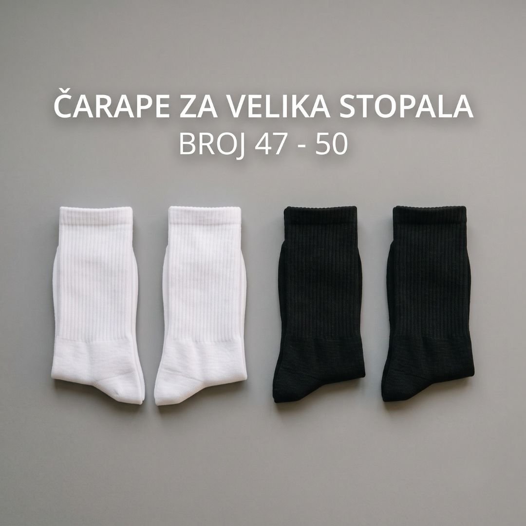 Čarape veliki brojevi